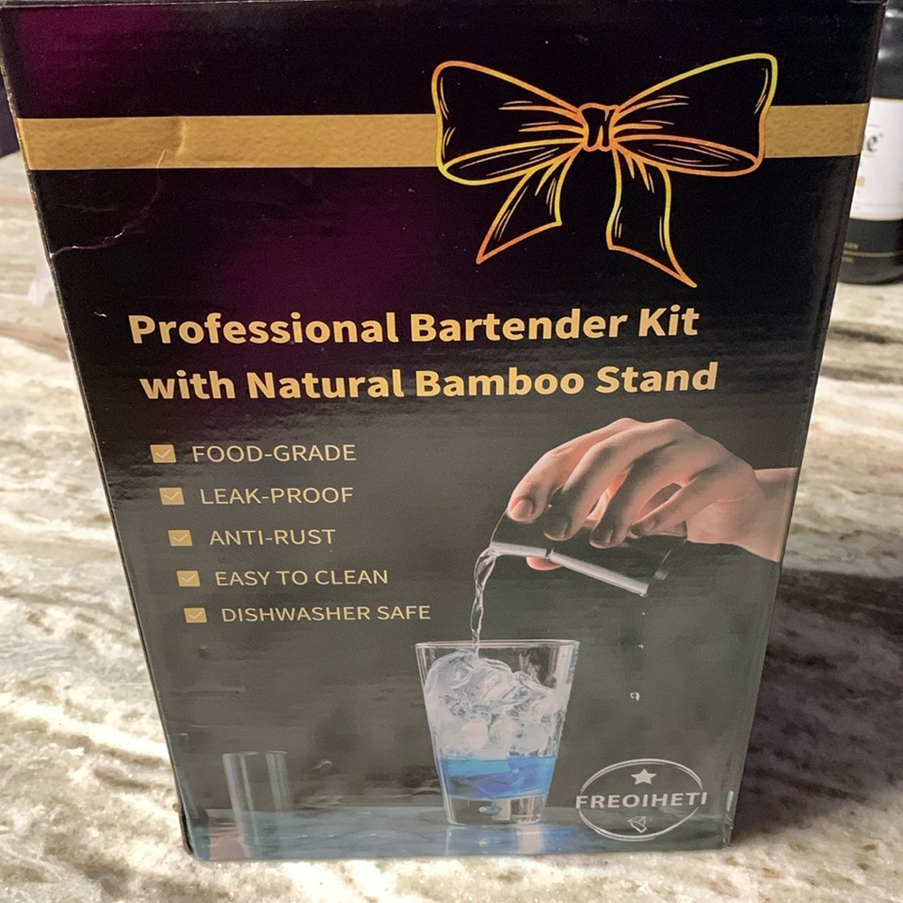 30 piece stainless steel bartender kit - new in box